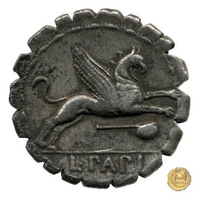 384/1 - denario L. Papius 79 BC (Roma)