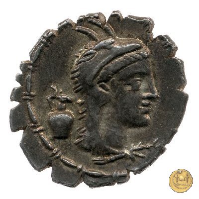 384/1 - denario L. Papius 79 BC (Roma)