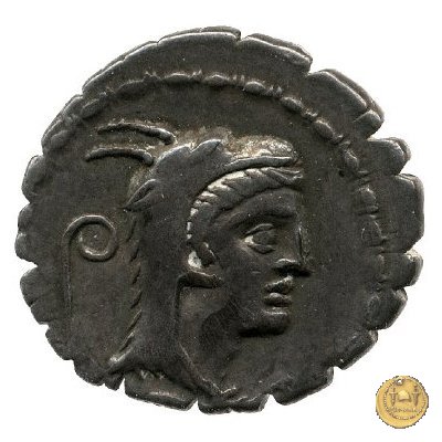 384/1 - denario L. Papius 79 BC (Roma)