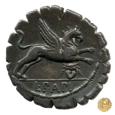 384/1 - denario L. Papius 79 BC (Roma)