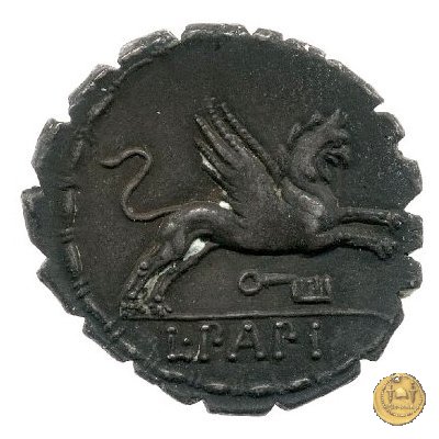 384/1 - denario L. Papius 79 BC (Roma)