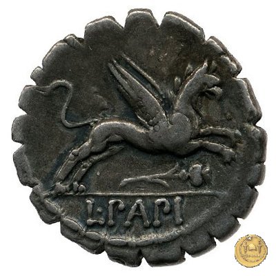 384/1 - denario L. Papius 79 BC (Roma)