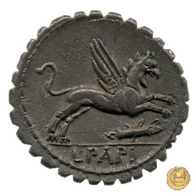 384/1 - denario L. Papius 79 BC (Roma)