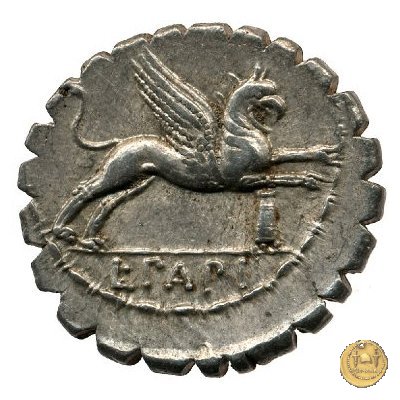 384/1 - denario L. Papius 79 BC (Roma)