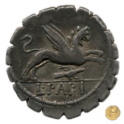 384/1 - denario L. Papius 79 BC (Roma)