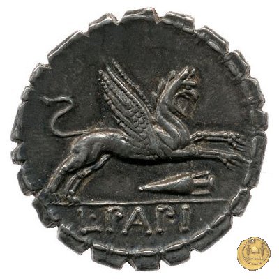 384/1 - denario L. Papius 79 BC (Roma)