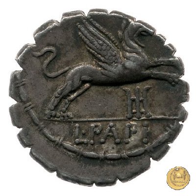 384/1 - denario L. Papius 79 BC (Roma)