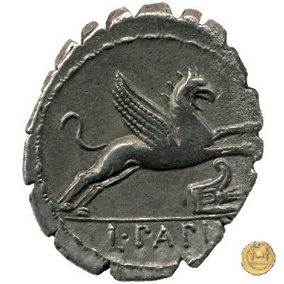 384/1 - denario L. Papius 79 BC (Roma)