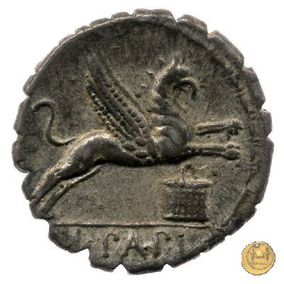 384/1 - denario L. Papius 79 BC (Roma)