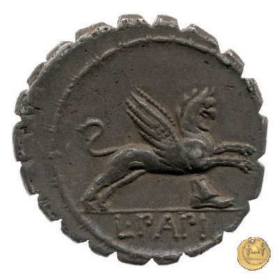 384/1 - denario L. Papius 79 BC (Roma)