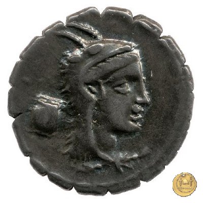 384/1 - denario L. Papius 79 BC (Roma)