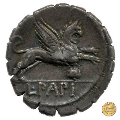 384/1 - denario L. Papius 79 BC (Roma)