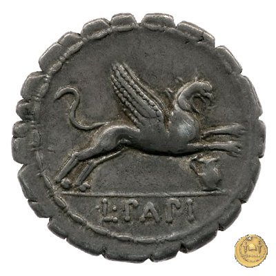 384/1 - denario L. Papius 79 BC (Roma)