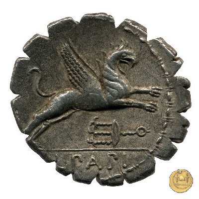 384/1 - denario L. Papius 79 BC (Roma)