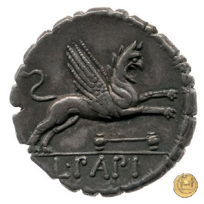 384/1 - denario L. Papius 79 BC (Roma)