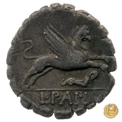 384/1 - denario L. Papius 79 BC (Roma)