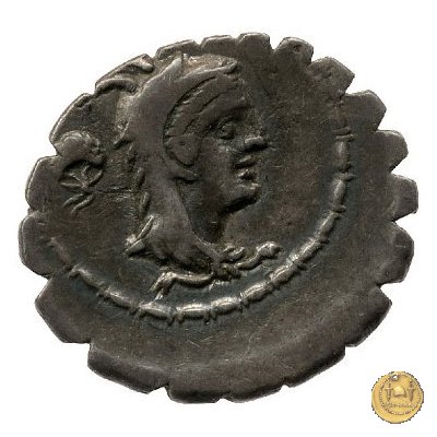 384/1 - denario L. Papius 79 BC (Roma)