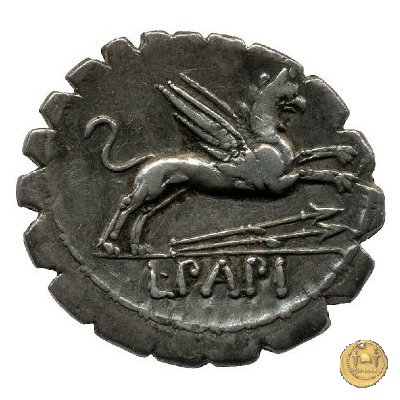 384/1 - denario L. Papius 79 BC (Roma)