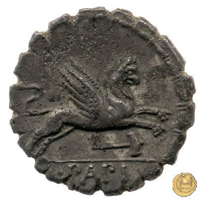 384/1 - denario L. Papius 79 BC (Roma)