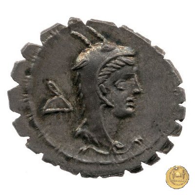 384/1 - denario L. Papius 79 BC (Roma)