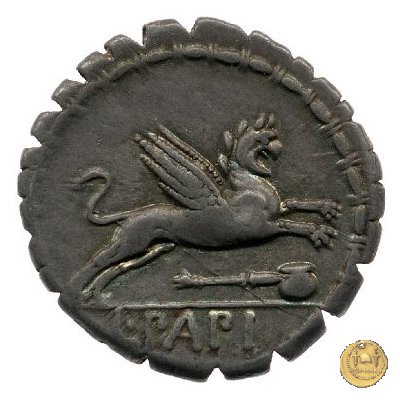 384/1 - denario L. Papius 79 BC (Roma)