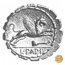 384/1 - denario L. Papius 79 BC (Roma)