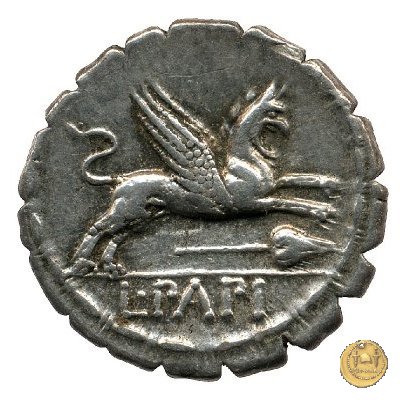 384/1 - denario L. Papius 79 BC (Roma)