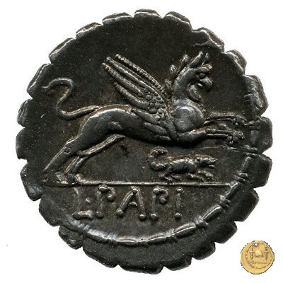 384/1 - denario L. Papius 79 BC (Roma)