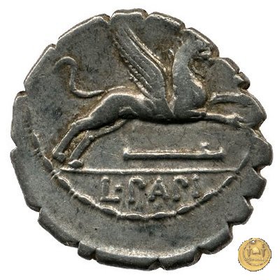 384/1 - denario L. Papius 79 BC (Roma)