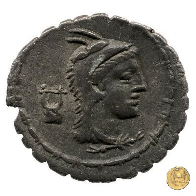 384/1 - denario L. Papius 79 BC (Roma)