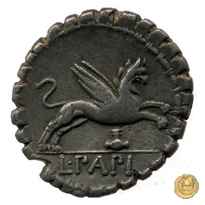 384/1 - denario L. Papius 79 BC (Roma)