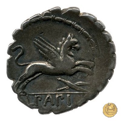 384/1 - denario L. Papius 79 BC (Roma)