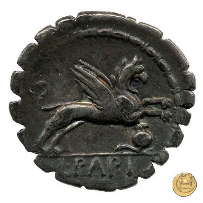 384/1 - denario L. Papius 79 BC (Roma)