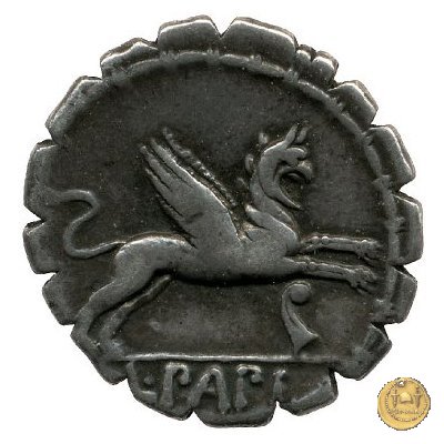 384/1 - denario L. Papius 79 BC (Roma)