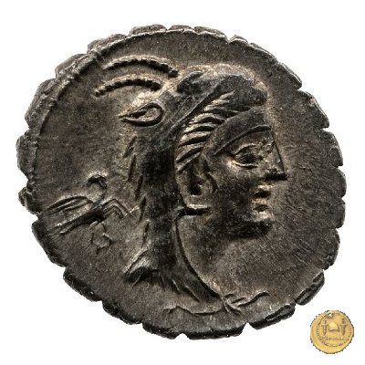 384/1 - denario L. Papius 79 BC (Roma)