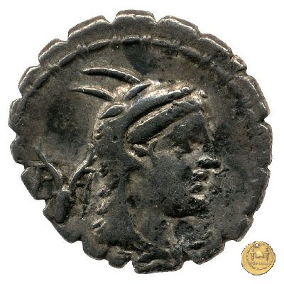 384/1 - denario L. Papius 79 a.C. (Roma)