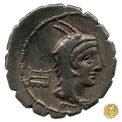 384/1 - denario L. Papius 79 BC (Roma)
