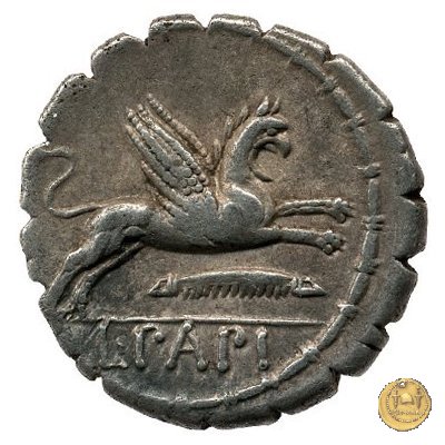 384/1 - denario L. Papius 79 BC (Roma)