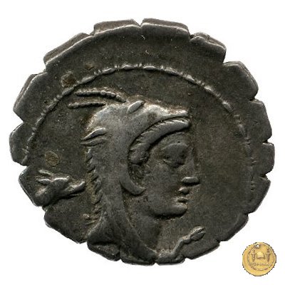 384/1 - denario L. Papius 79 BC (Roma)