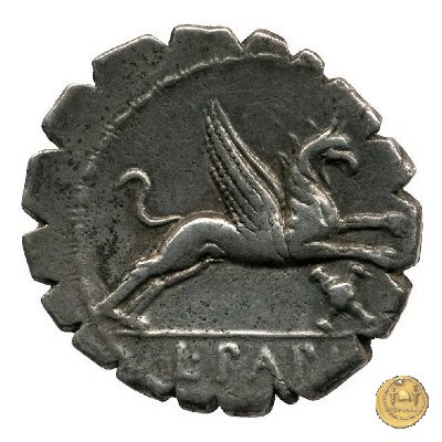 384/1 - denario L. Papius 79 BC (Roma)