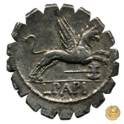 384/1 - denario L. Papius 79 BC (Roma)