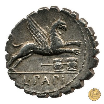 384/1 - denario L. Papius 79 BC (Roma)