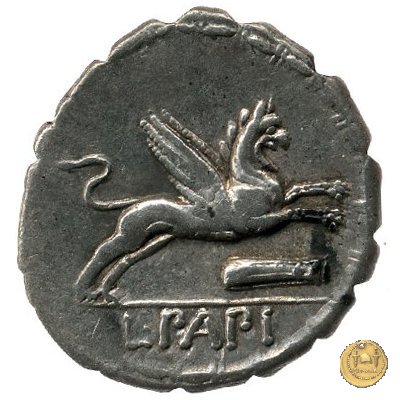 384/1 - denario L. Papius 79 BC (Roma)