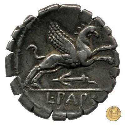 384/1 - denario L. Papius 79 BC (Roma)