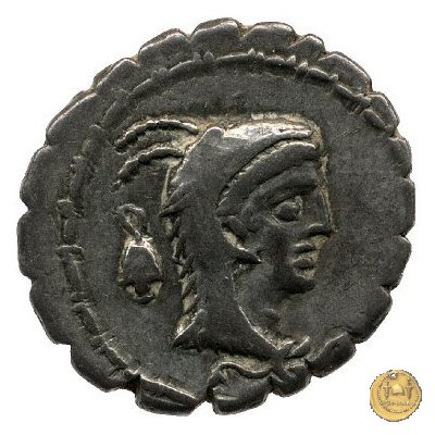 384/1 - denario L. Papius 79 BC (Roma)