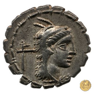 384/1 - denario L. Papius 79 BC (Roma)