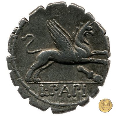 384/1 - denario L. Papius 79 BC (Roma)