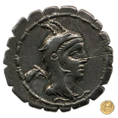 384/1 - denario L. Papius 79 BC (Roma)