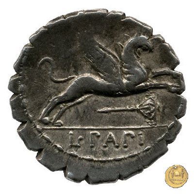 384/1 - denario L. Papius 79 BC (Roma)