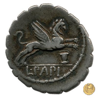 384/1 - denario L. Papius 79 BC (Roma)